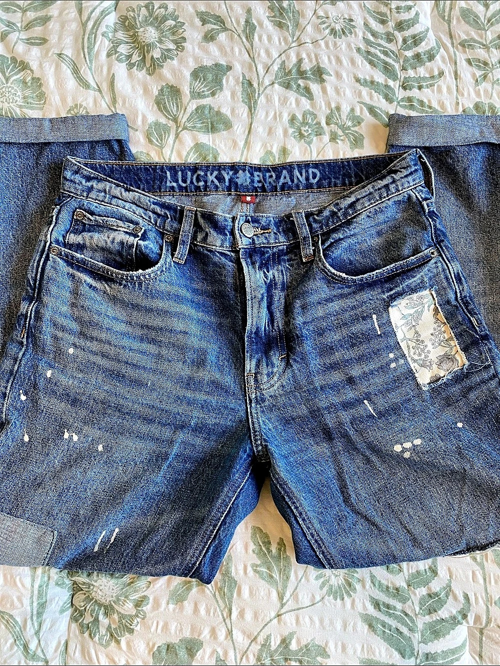 Lucky Brand Relaxed Straight Denim Jeans
